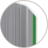 Все штакетины с завальцованными краями Завальцовка планки штакета