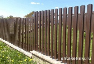 Штакетник широкий 115 мм 8017 шоколад в городе Кентау